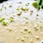 Delicious finger lime pie
