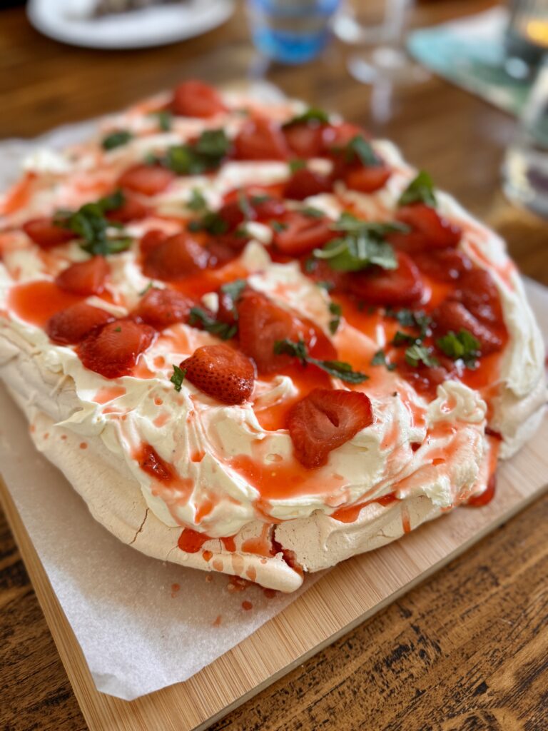 Roasted Balsamic Strawberries (Perfect Pavlova Topping)