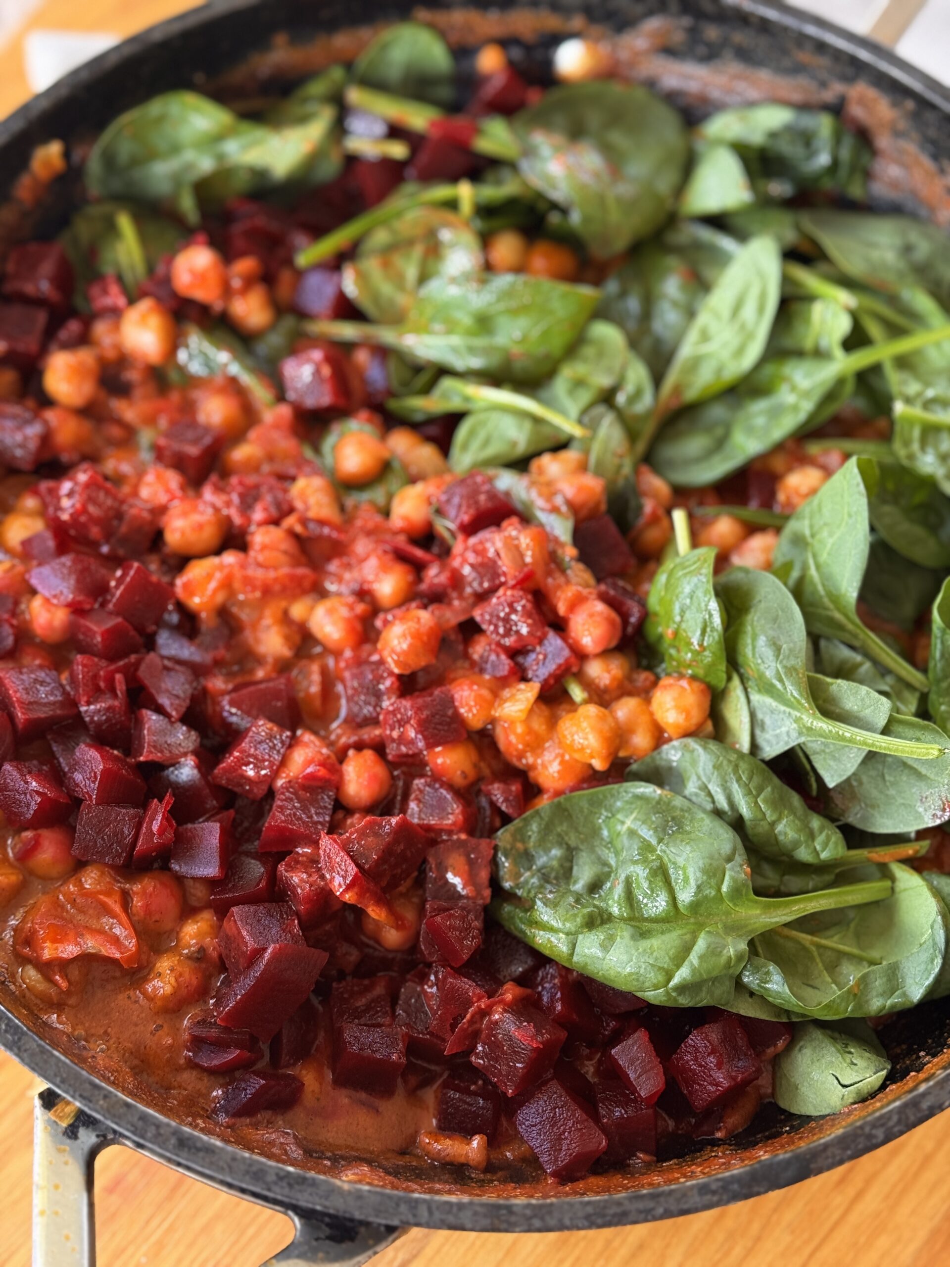 Chickpea and Beetroot curry