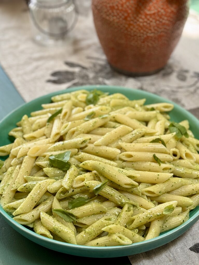 Silky pesto pasta recipe