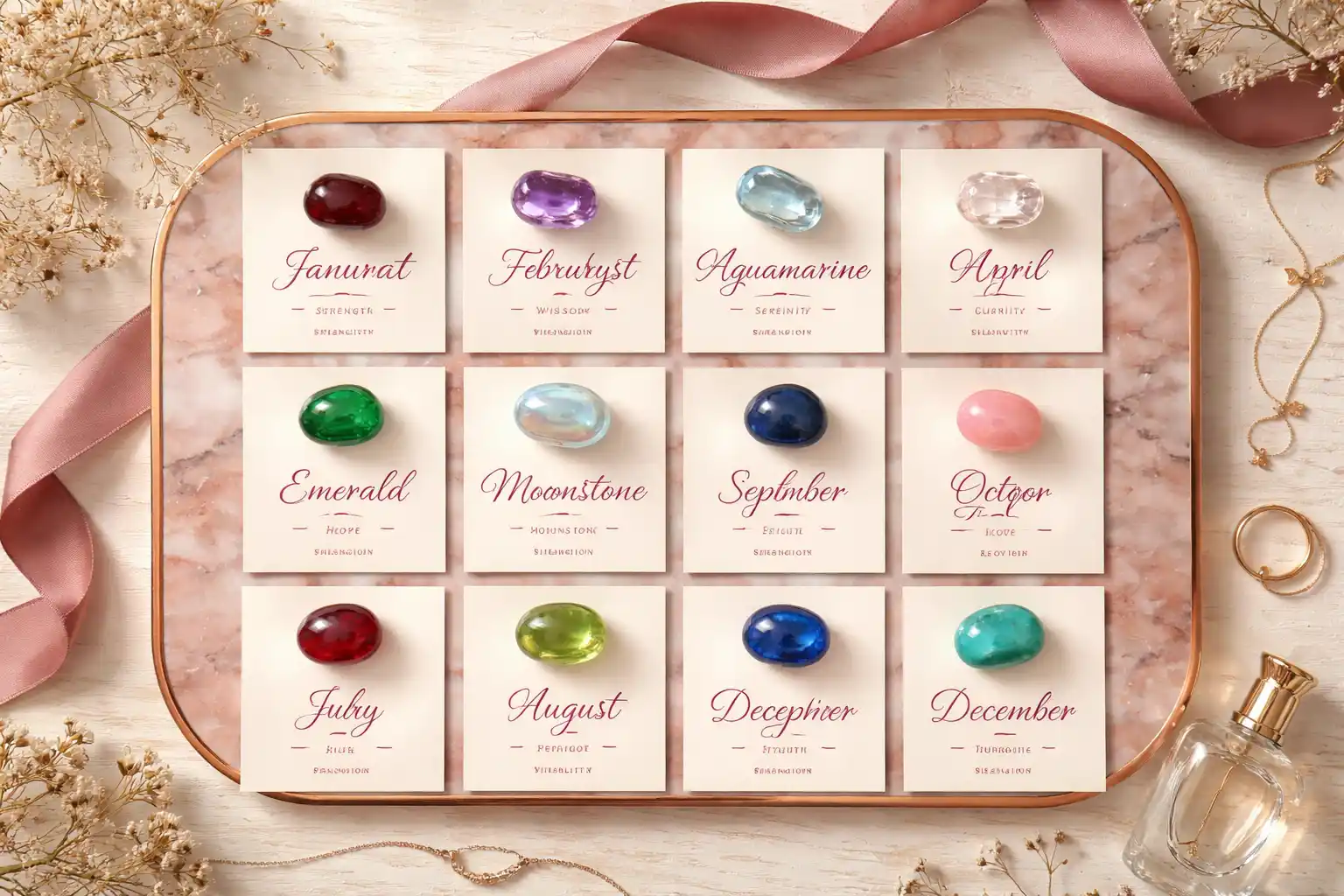 quelle pierre me correspond douze pierres mois et vertus