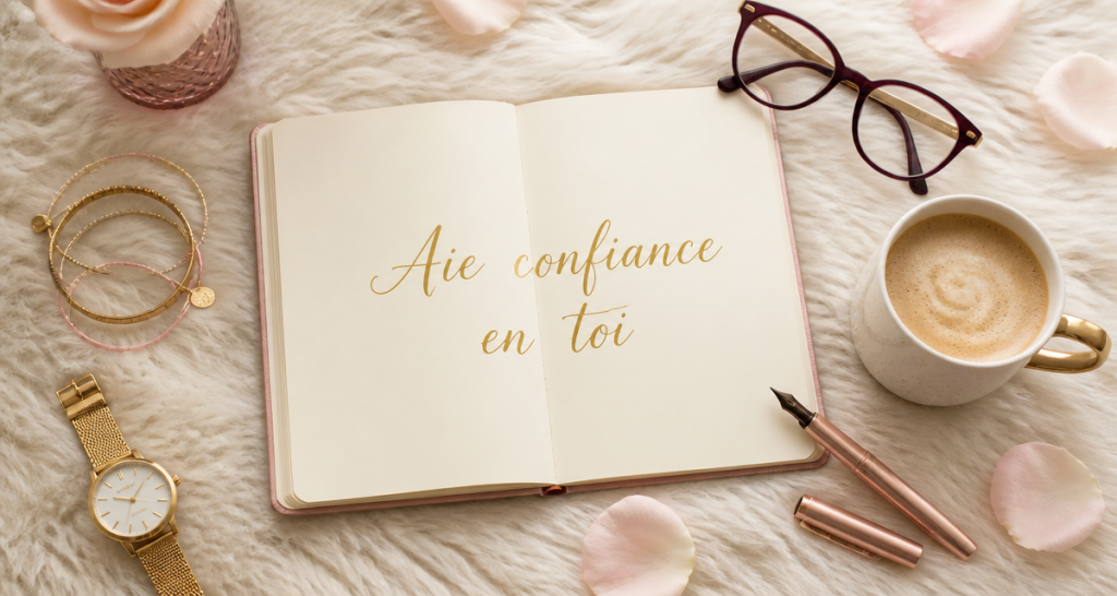 ai confiance en toi carnet doré