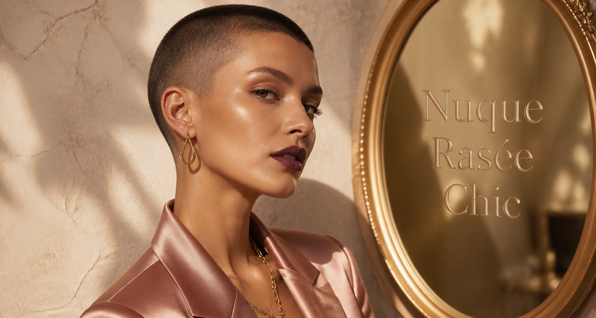 Coupe tres courte femme nuque rasee mode élégante