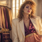 look annee 1980 femme blazer oversize