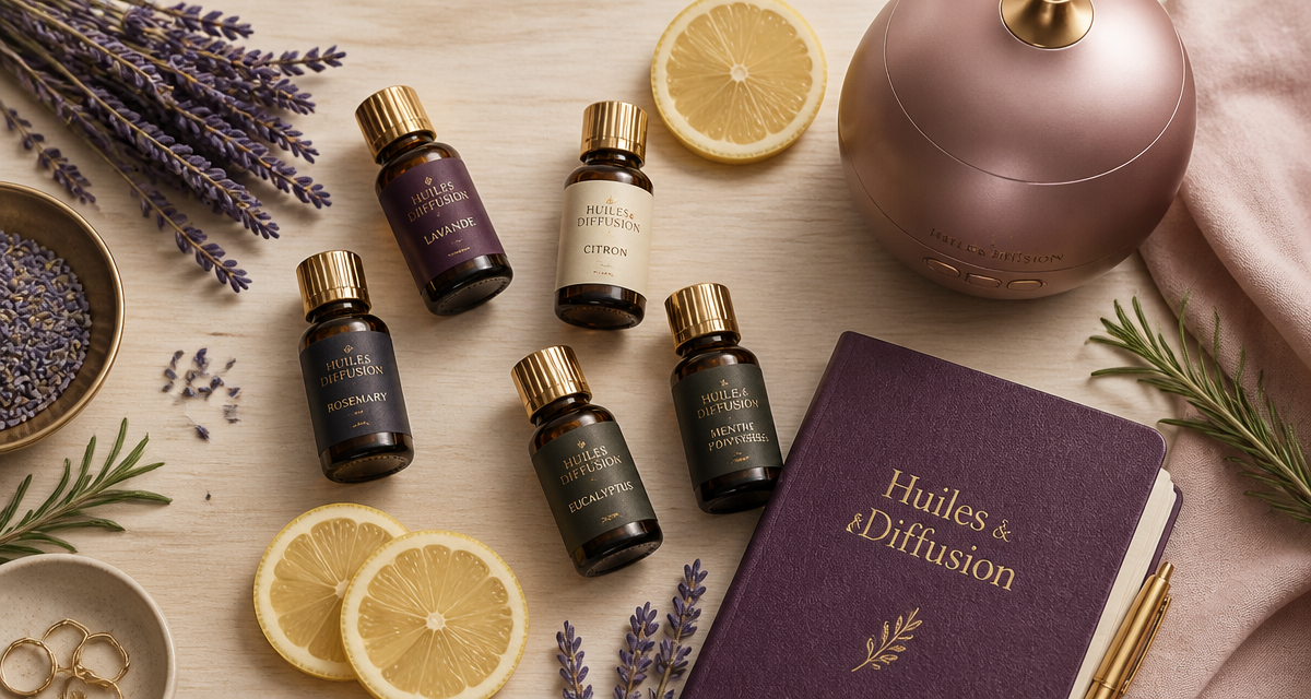 quelle huile essentielle pour diffuseur flacons et diffuseur sur table