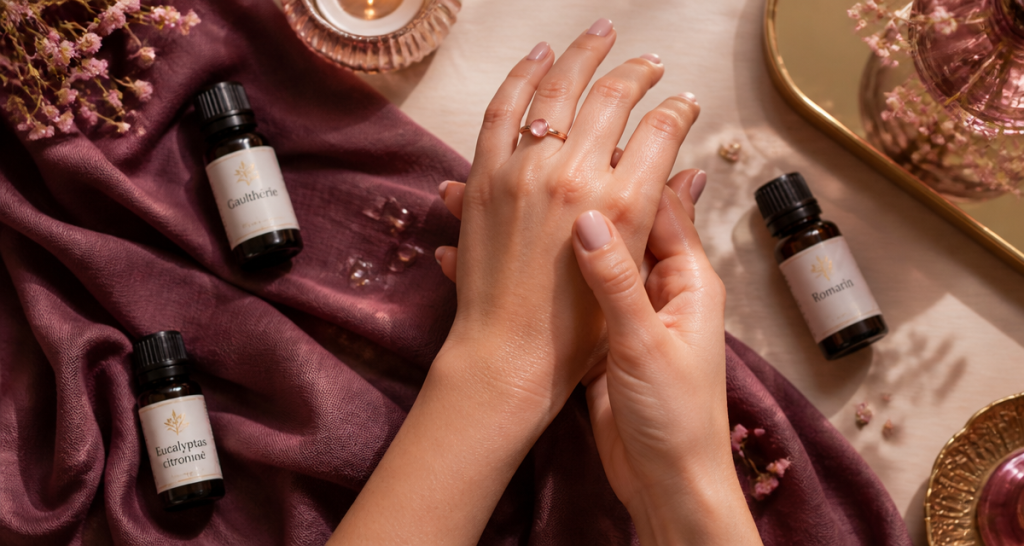 quelle huile essentielle pour l'arthrose des doigts main massage
