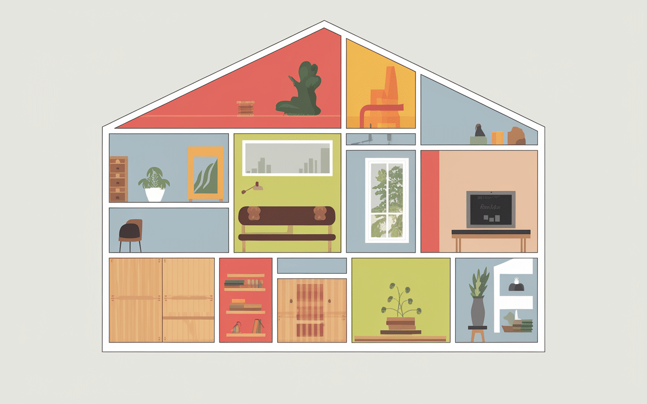 schema agencement interieur maison langel optimisation espaces
