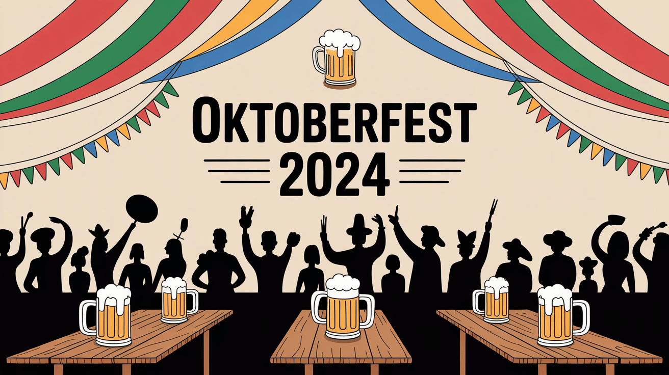 tente bière oktoberfest 2024 bavaroise festive