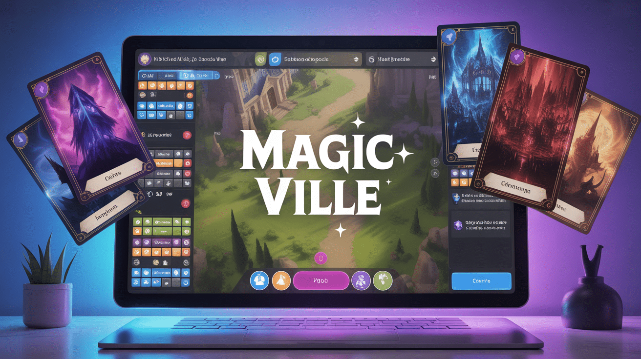interface magic ville gestion cartes a jouer