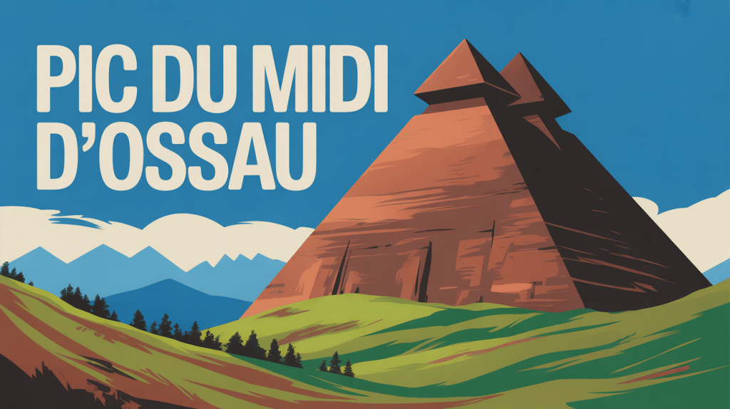 Le Pic du Midi d'Ossau dominant les Pyrénées