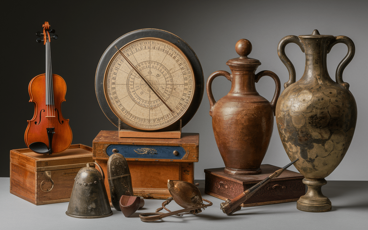 Collection artistique d'objets insolites par A