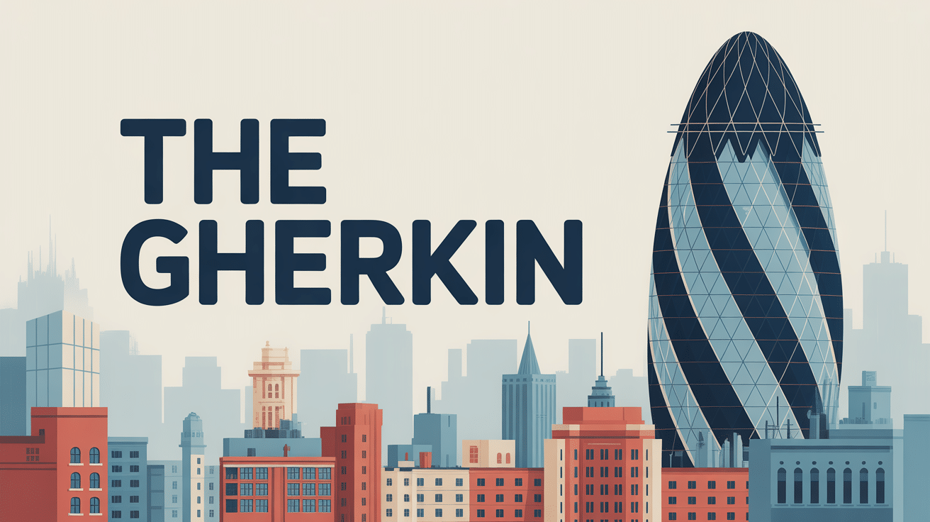 the gherkin gratte-ciel emblématique à londres