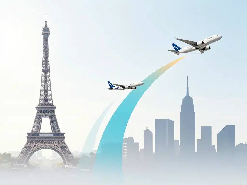 Comparatif aéroports compagnies paris new york temps de vol