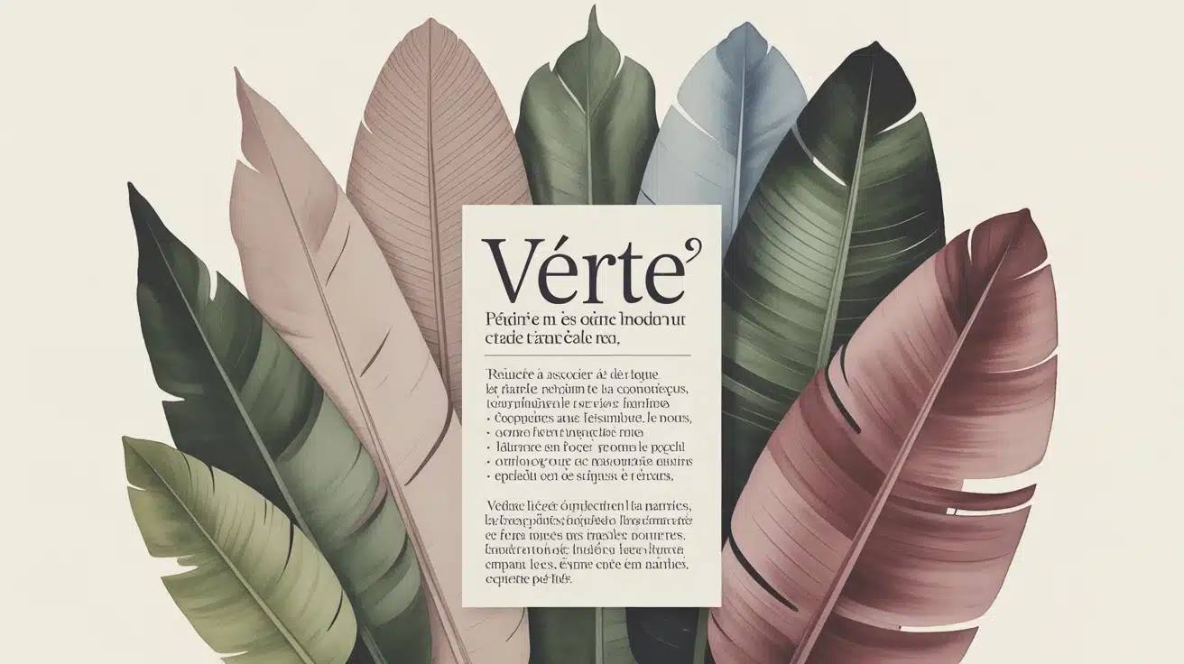 Associer le vert : palettes harmonieuses