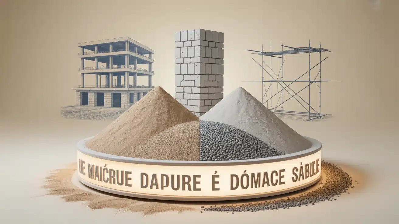 Dosage ciment sable pour maçonnerie