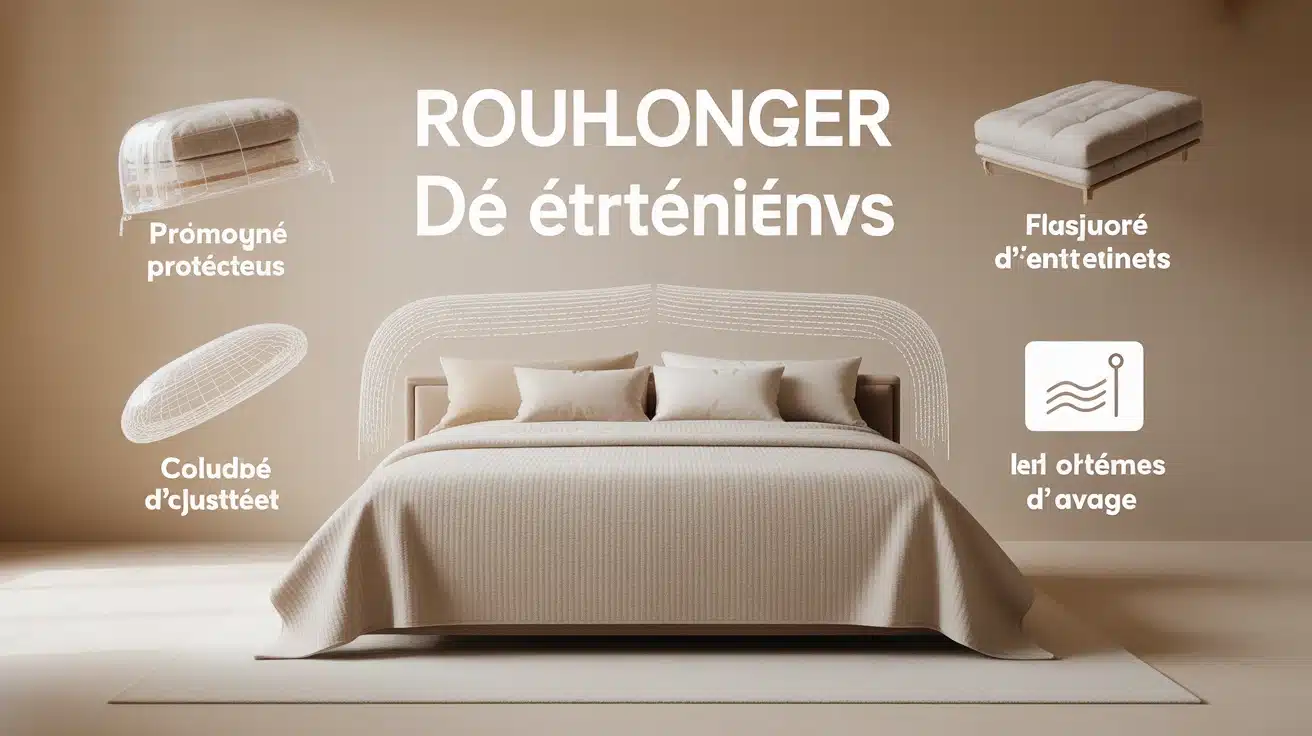 Housse de canapé bien ajustée, protection du salon