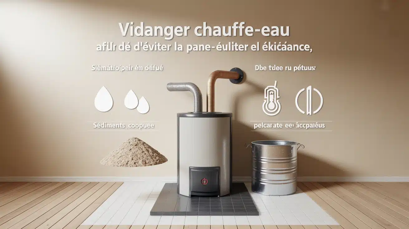 Vidanger chauffe-eau en 6 étapes