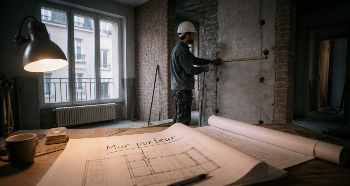 comment reconnaitre un mur porteur artisan mesure mur