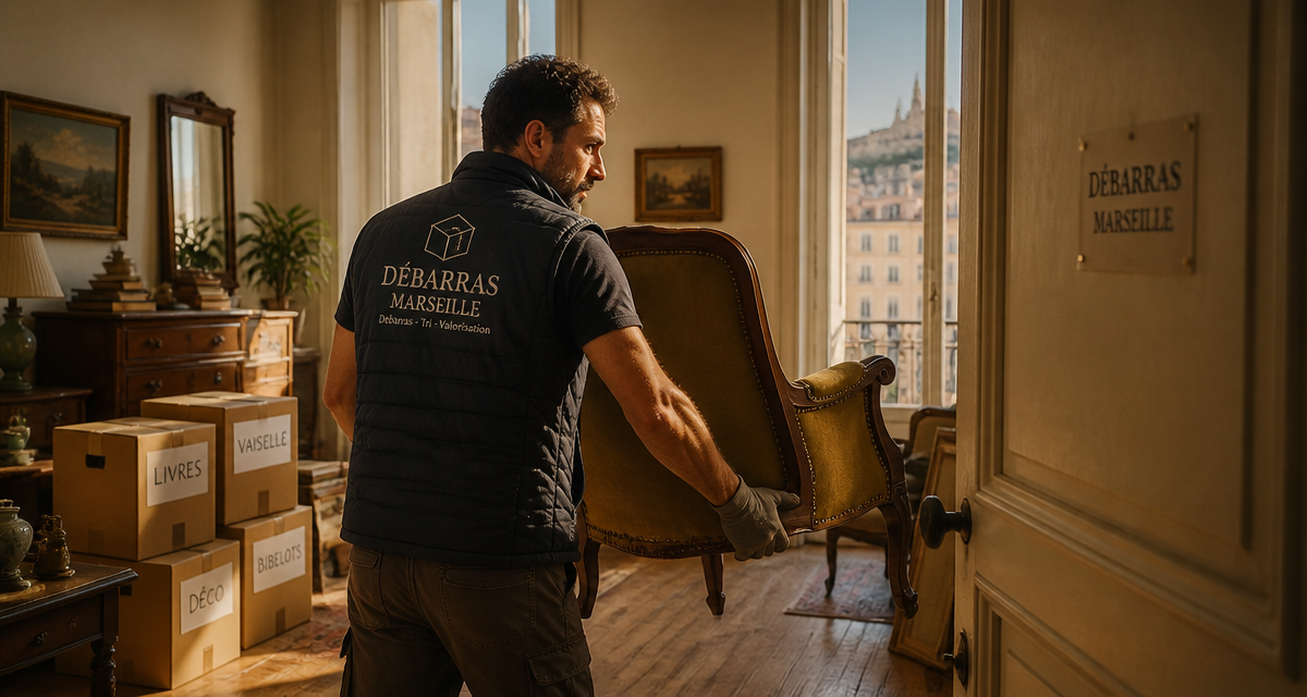 Débarras Marseille dans appartement lumineux