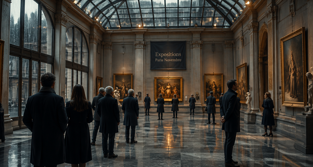 exposition paris novembre 2024 visiteurs salle