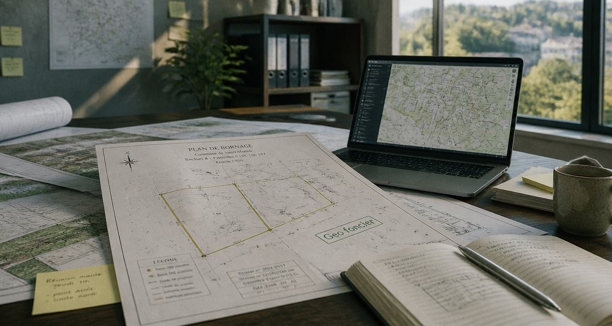 geo foncier table plans cadastraux ordinateur