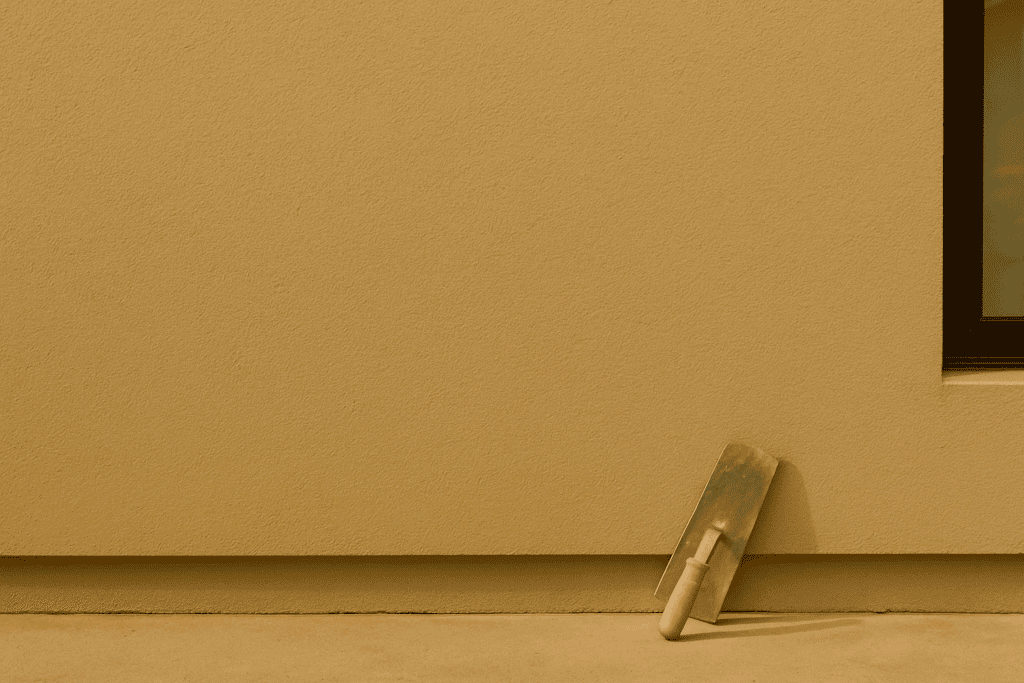 Acrylic, coloured rendering