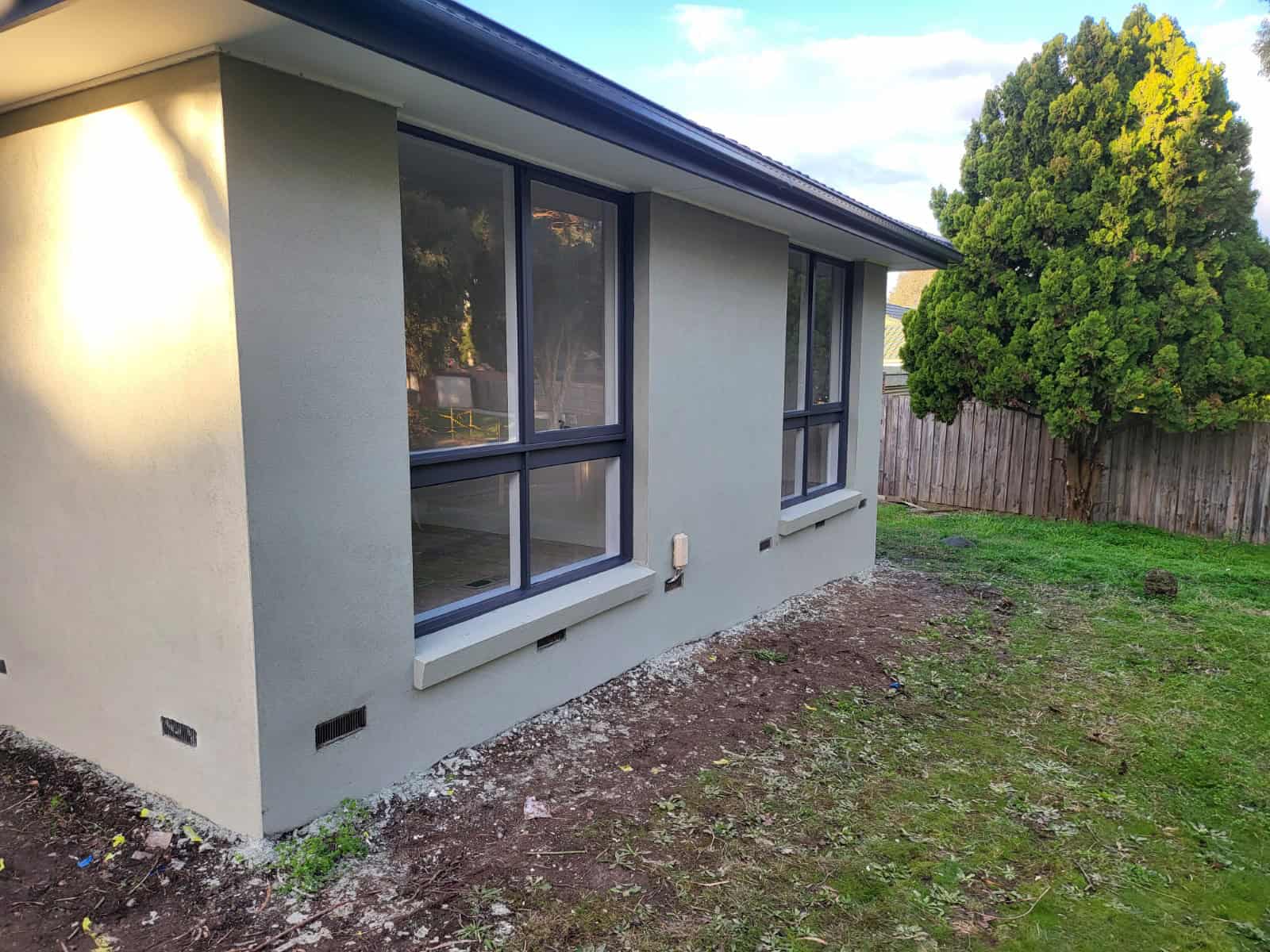 Acrylic rendering melbourne house