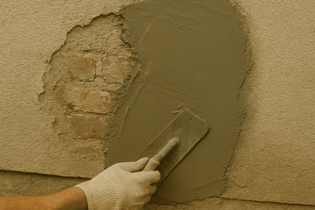 Repairing rendering crack