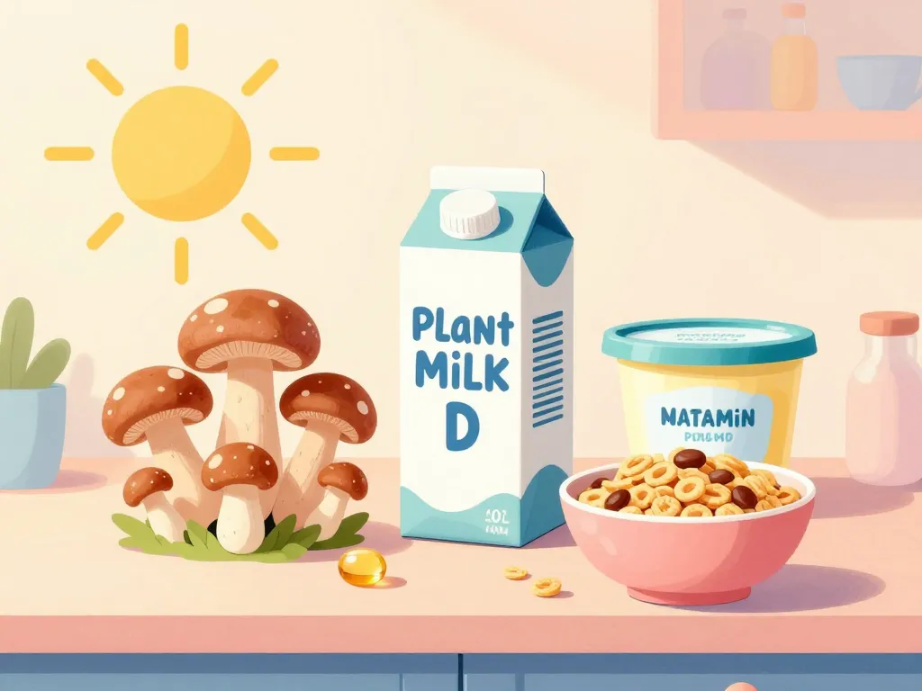 margarine, champignons et boissons aliments riches en vitamines D
