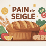 calories du pain de seigle, miche de pain sain