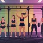 CrossFit avant après 3 mois femme évolution physique illustration