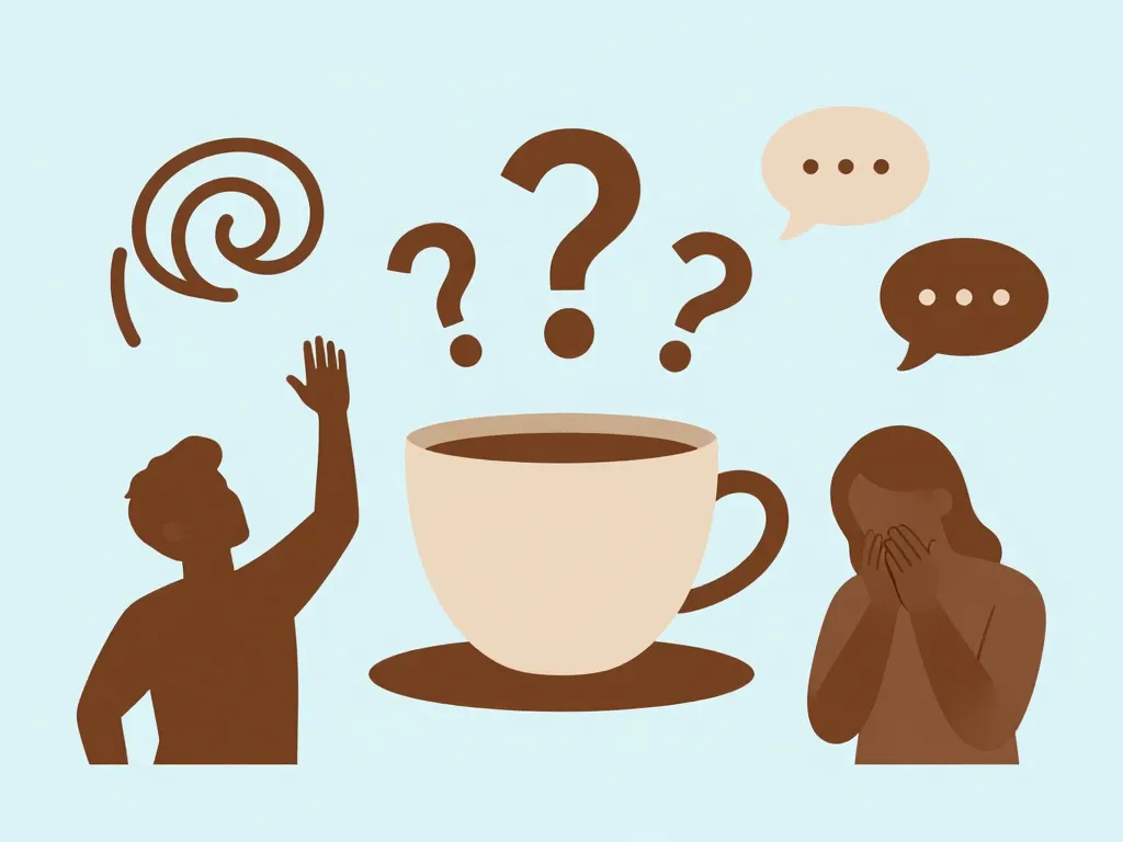 le café et le gougerot mythes et réalités, patient avec tasse