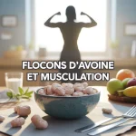flocons d'avoine musculation bol fruits haltères