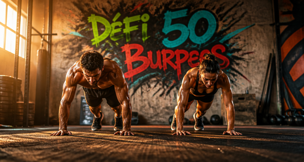 50 burpees par jour avant apres résultats réels
