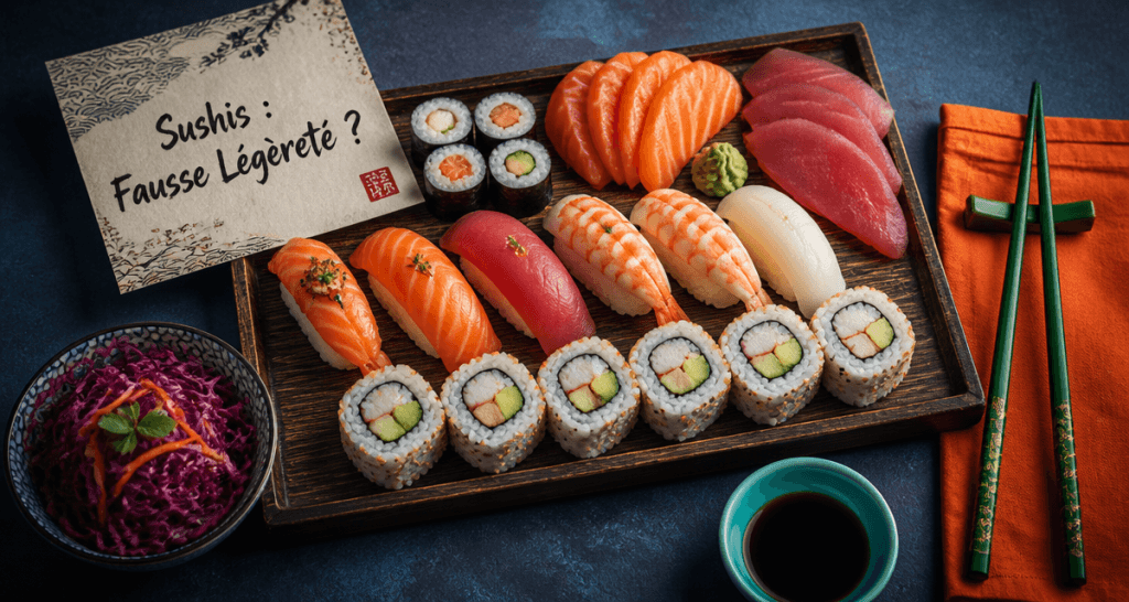 est ce que les sushis font grossir plateau sushi