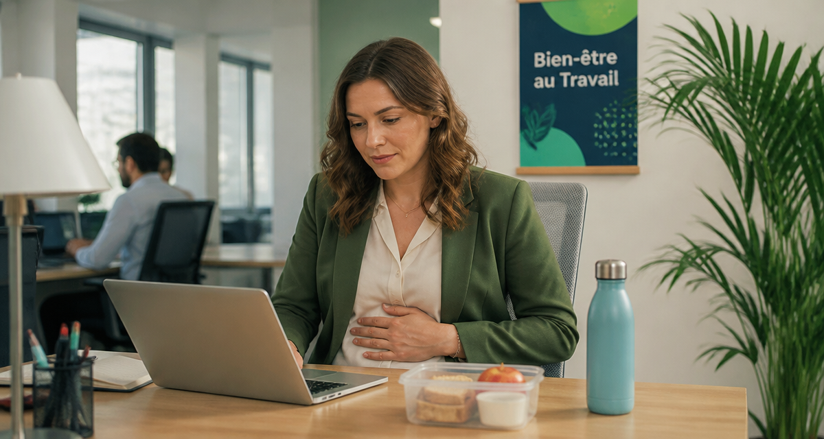 peut on travailler avec un ulcère femme bureau