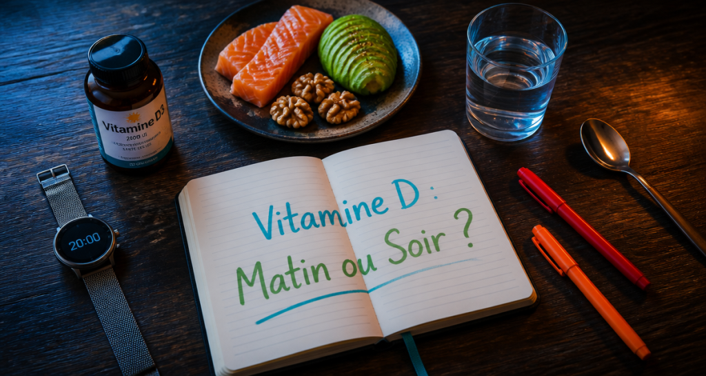 pourquoi prendre la vitamine d le soir table aliments montre