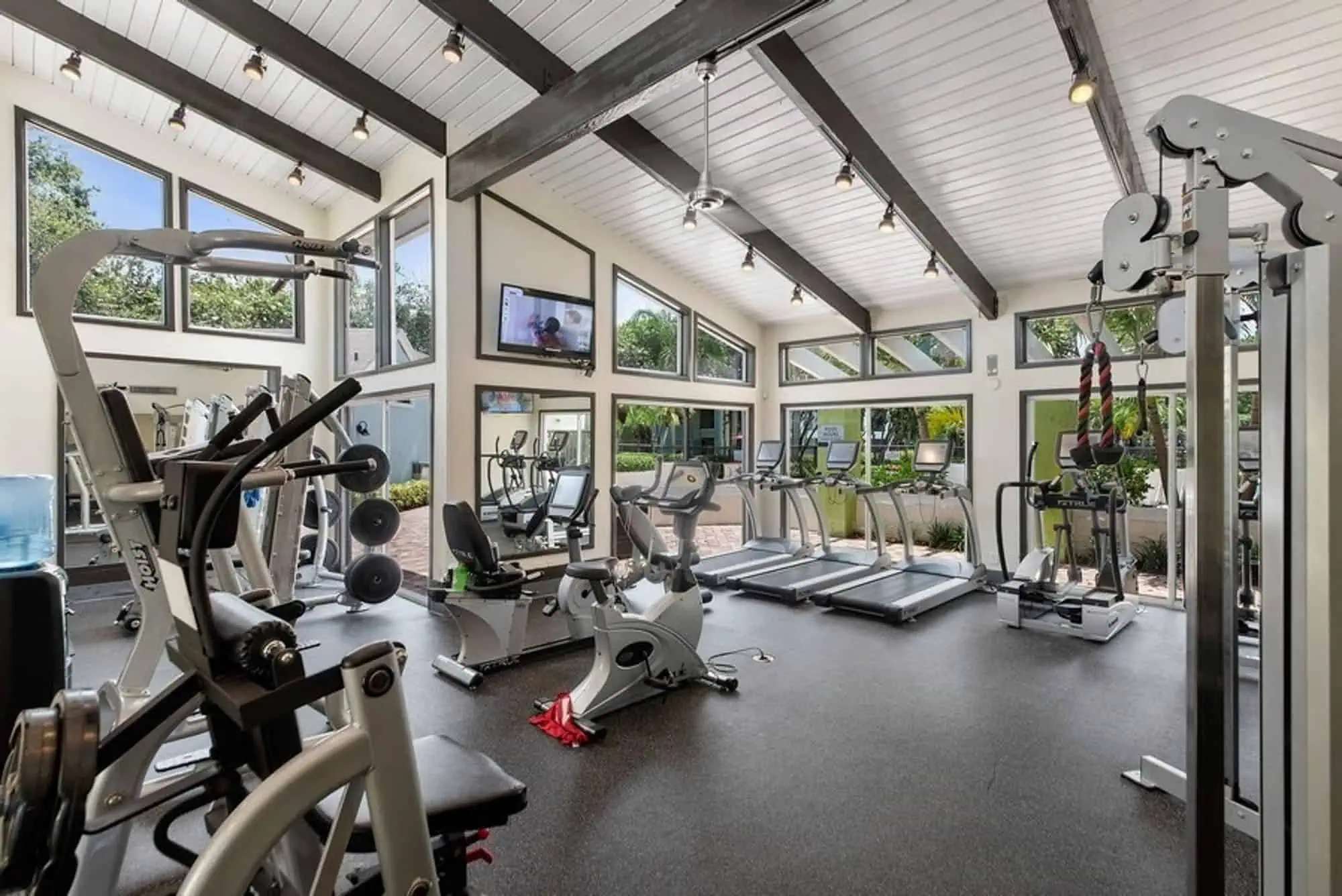 The fitness center at Turtle Cove in West Palm Beach, FL.