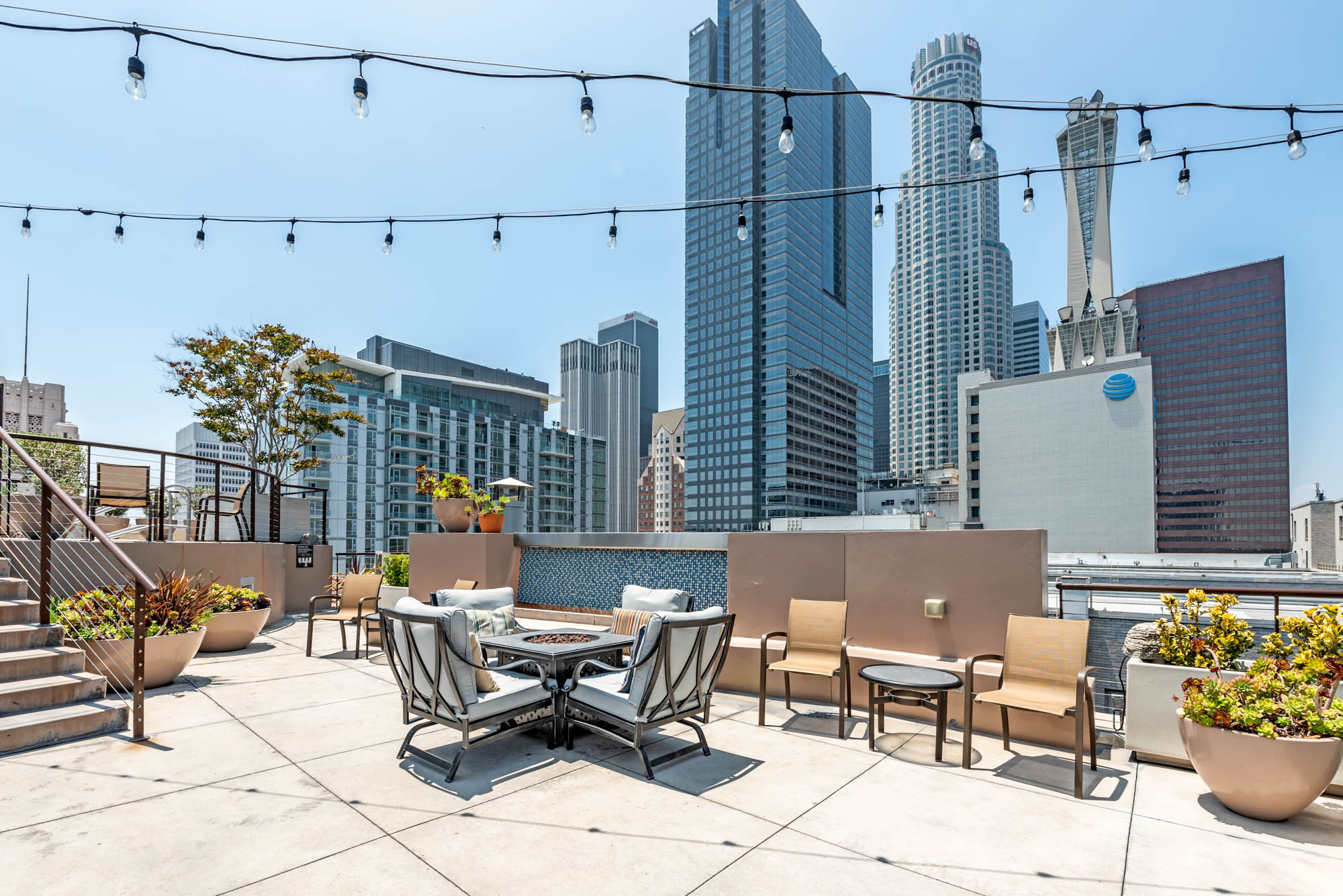 Rooftop at Metro 417 downtown Los Angeles, CA