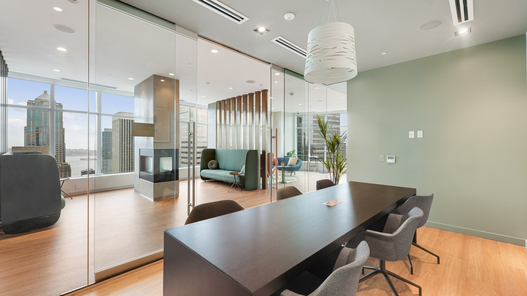 The sky lounge at Cielo apartments in downtown Seattle.