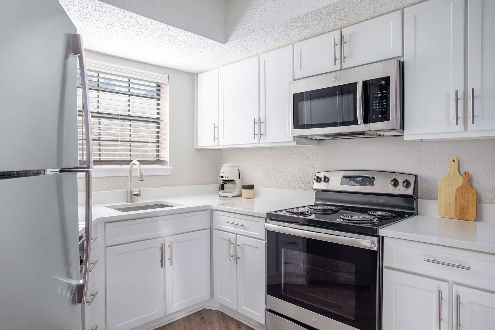 Renovation 3 Kitchen with microwave