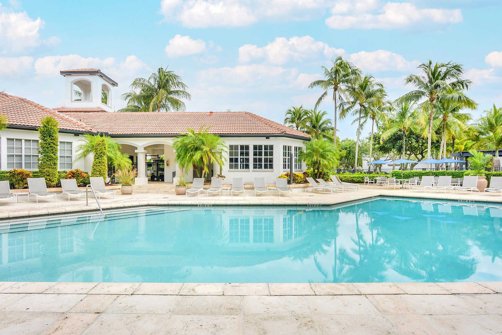 The pool at Sabal Point in Fort Lauderdale, FL.