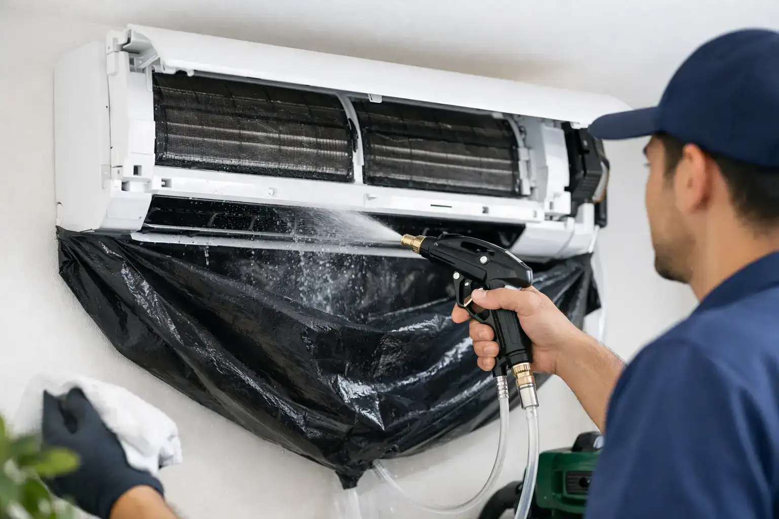 طريقة غسل المكيف السبلت خطوة بخطوة