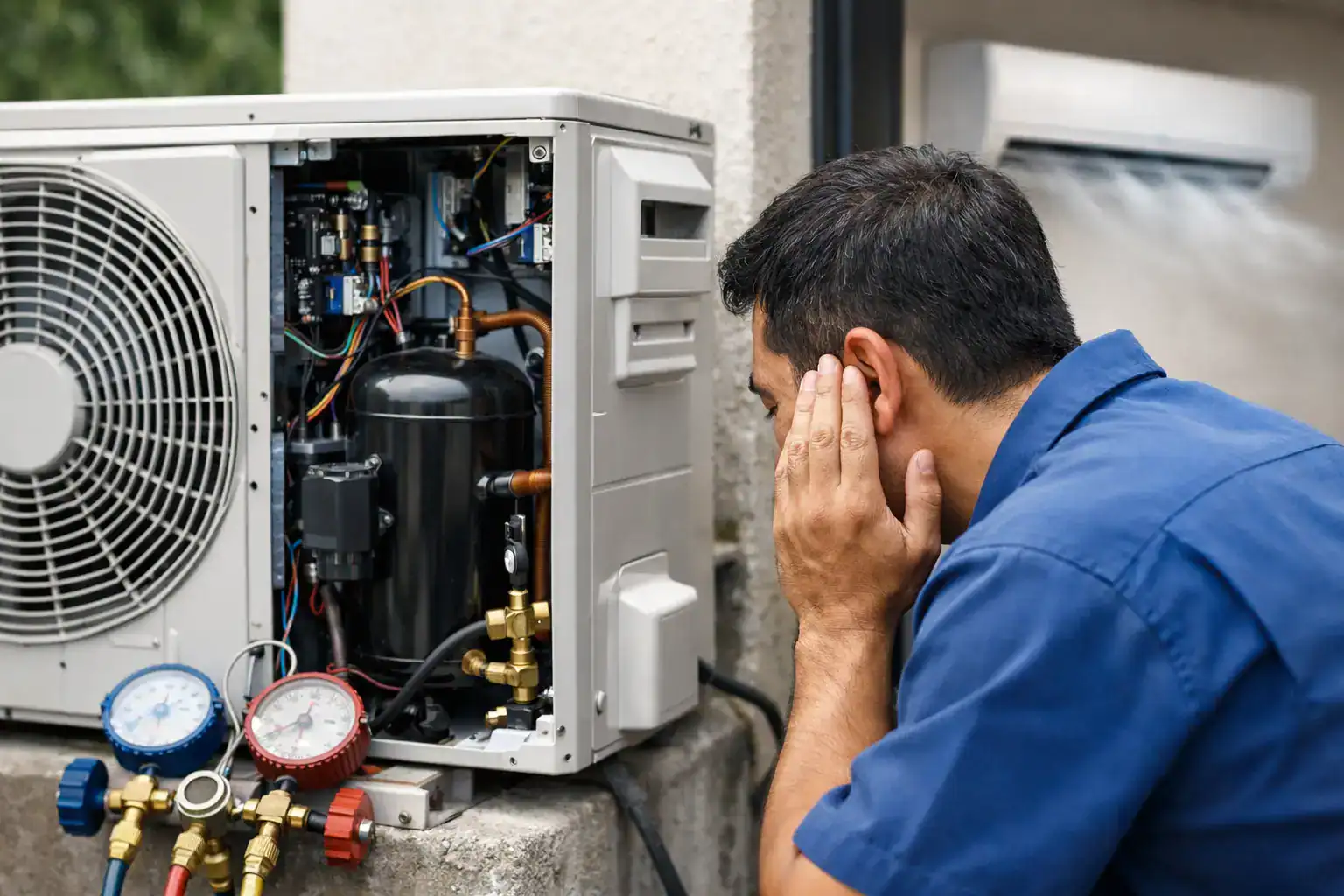 كيف أعرف عطل كمبروسر المكيف بسرعة؟