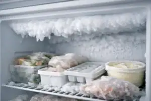 ما سبب تجمع الثلج بالفريزر؟