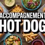 accompagnement hot dog frites salade sauces