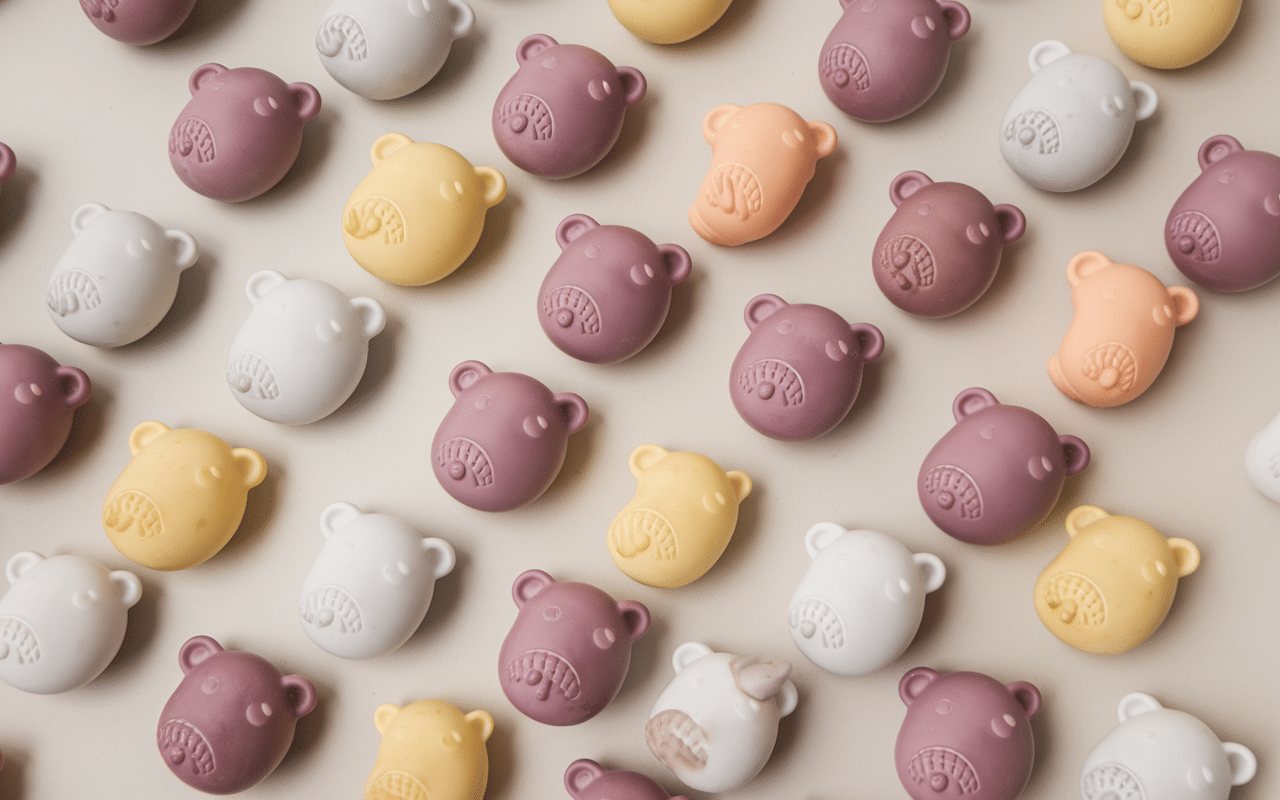 Moules ours guimauve silicone plastique multitailles