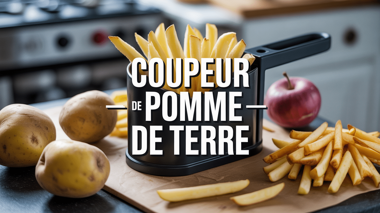 Ustensile coupeur de pomme de terre pour frites maison