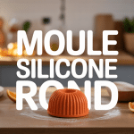 moule silicone rond sur plan de travail cuisine