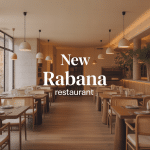 Vue intérieur new rabana restaurant élégant chaleureux